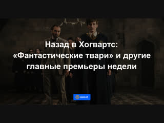 Назад в Хогвартс: «Фантастические твари» и другие главные премьеры недели